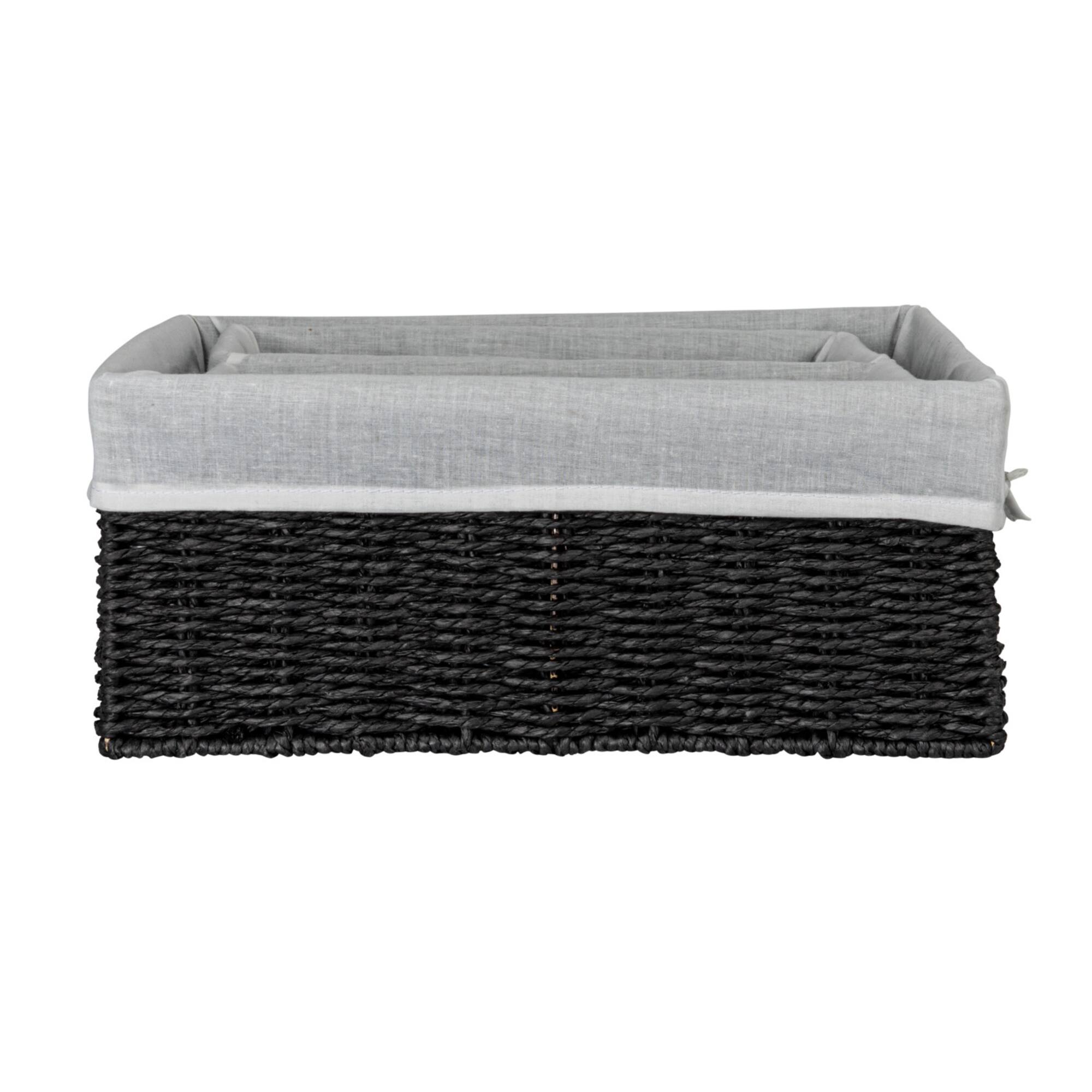Paper Rope Wicker Basket Set